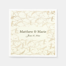 Servilleta De Papel Boda Fancy Foliage