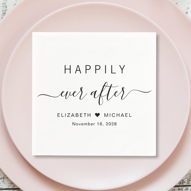 Servilleta De Papel Boda Felices Para Siempre (Subido por el creador)