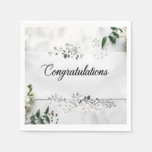 Servilleta De Papel Boda Felicitaciones Papel Napkin