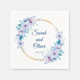 Servilleta De Papel Boda Floral