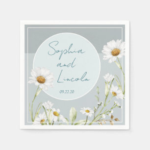Servilleta De Papel Boda Floral
