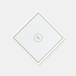 Servilleta De Papel Boda floral de Art Nouveau