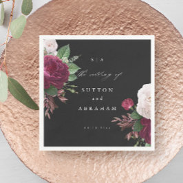 Servilleta De Papel Boda Floral de Blooms Vintage