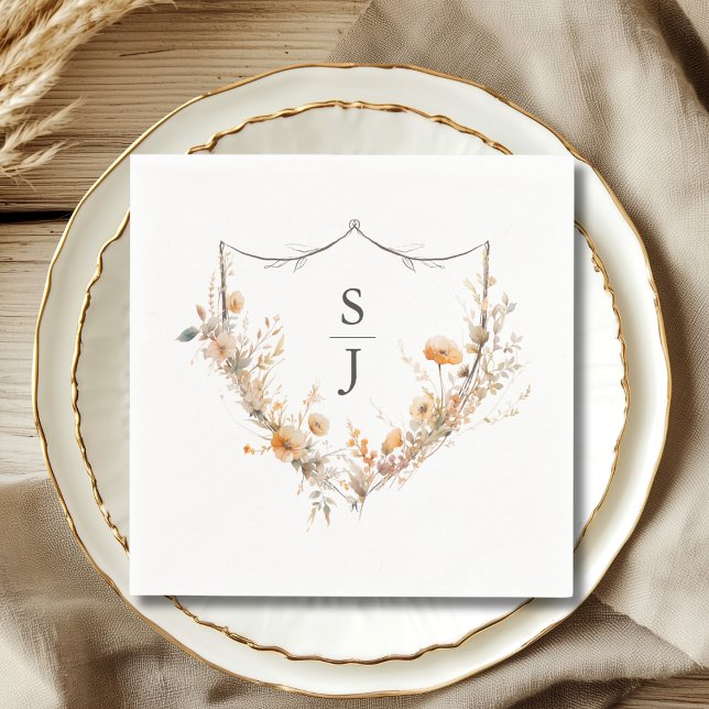 Servilleta De Papel Boda Floral de Flor silvestre (Subido por el creador)