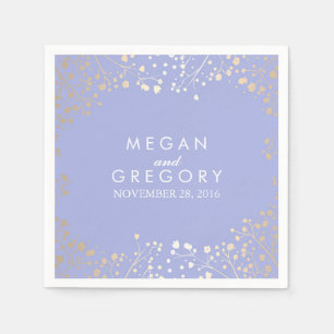 Servilleta De Papel Boda floral de la piel del bebé y de la lavadora