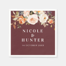 boda floral de otoño