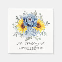 Boda floral de pijama azul turquesa de girasol