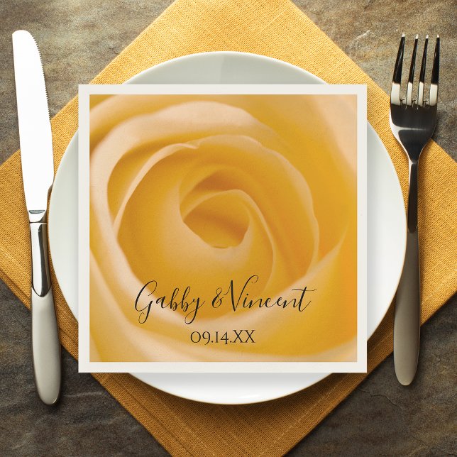 Servilleta De Papel Boda Floral de rosa blanca (Subido por el creador)