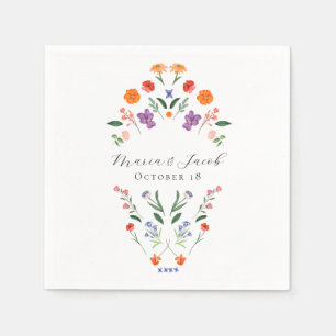 Servilleta De Papel Boda Floral de Secret Garden