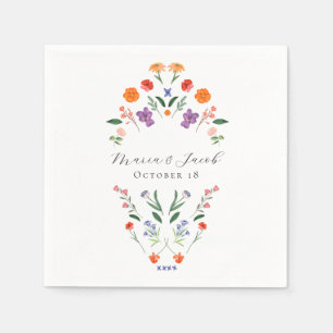 Servilleta De Papel Boda Floral de Secret Garden