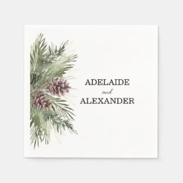 Servilleta De Papel Boda forestal de Woodland