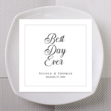 Boda Formal Personalizada en Negro y Blanco 'Mejor