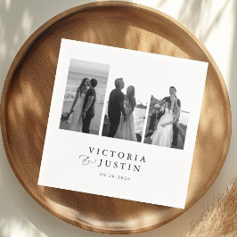 Servilleta De Papel BODA fotográfico ELLA Modern 3