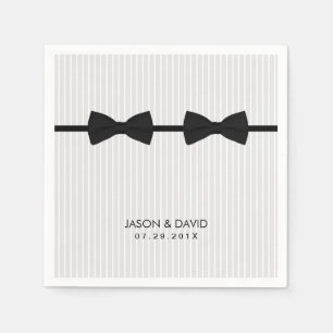 Servilleta De Papel Boda gay de doble remolque tíos clásicos