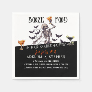 Servilleta De Papel Boda gótico booze comida mala danza se muda divers