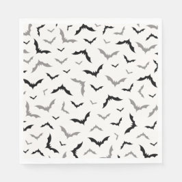 Servilleta De Papel Boda Gótico Halloween Black Bat