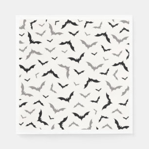 Servilleta De Papel Boda Gótico Halloween Black Bat