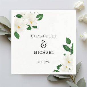Servilleta De Papel Boda Greenery Magnolia
