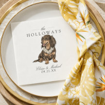 Boda Hawaiana Dachshund Tropical
