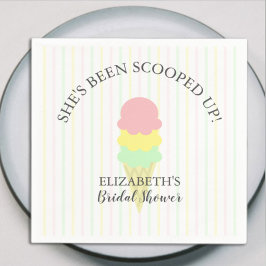 Servilleta De Papel Boda Helado Recogido