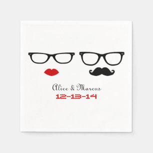 Servilleta De Papel Boda Hipster