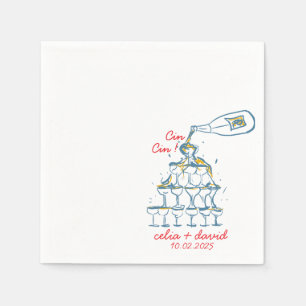 Servilleta De Papel Boda Italiana Cin Cin