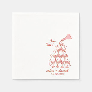 Servilleta De Papel Boda italiano Cin Cin