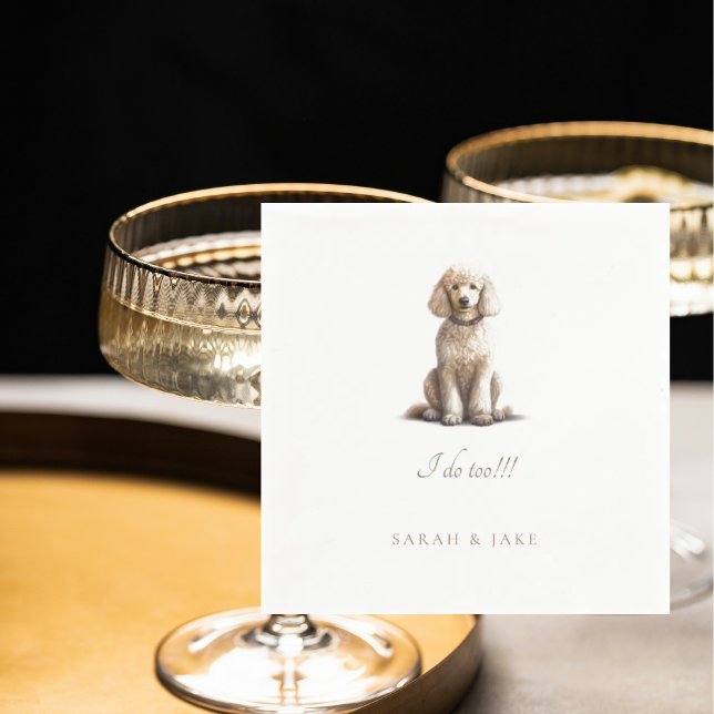 Servilleta De Papel Boda Mascota de personalizado (Subido por el creador)