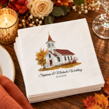 Boda minimalista de otoño en iglesia