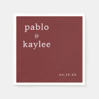 Boda Minimalista moderno de Borgoña