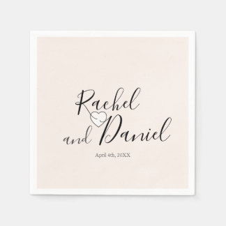 Servilleta De Papel Boda moderno