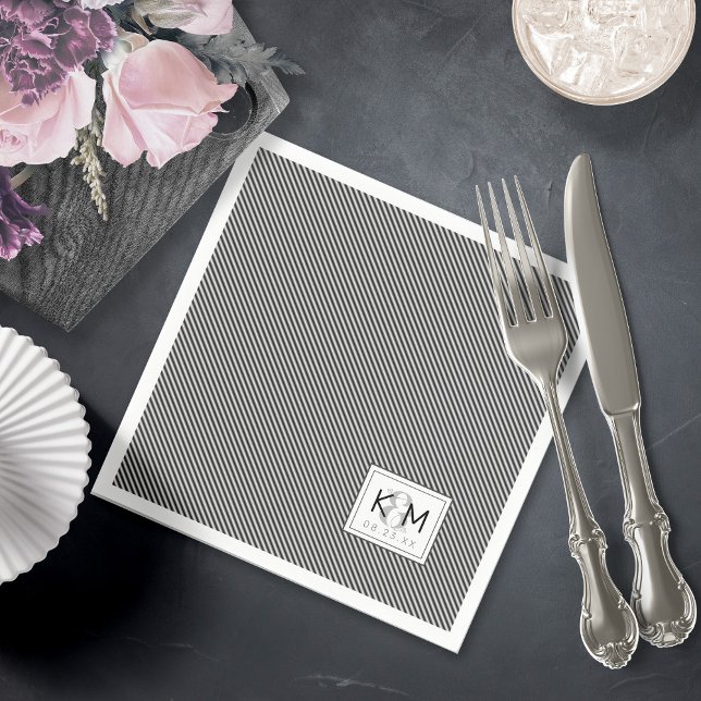 Servilleta De Papel Boda moderno decorativo Pinstripe ID887 (Subido por el creador)