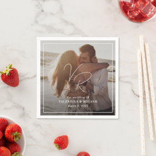 Servilleta De Papel Boda moderno foto de Valentina