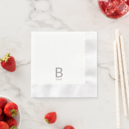 Servilleta De Papel Boda Monograma Napkins