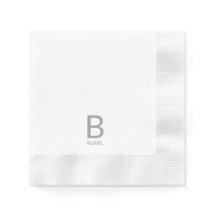 Boda Monograma Napkins