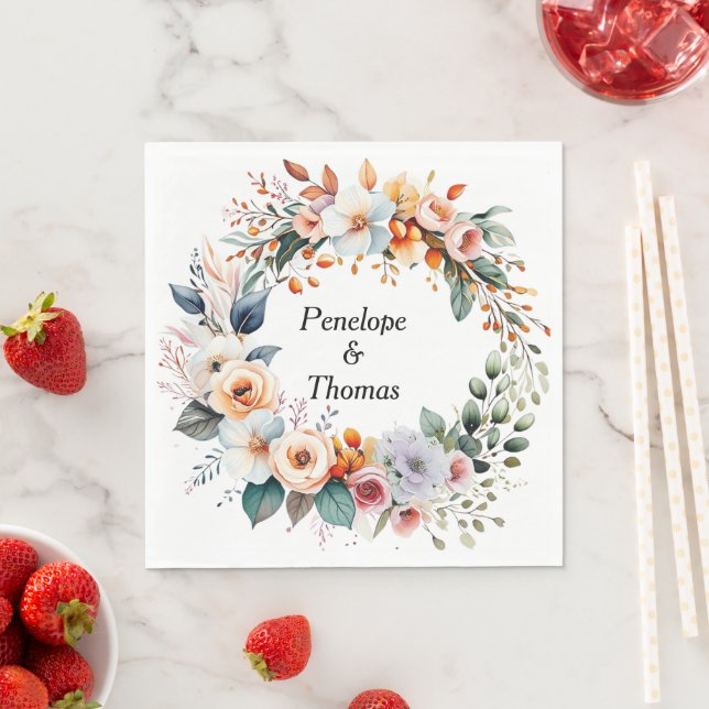 Servilleta De Papel Boda o toallas de ducha personalizados a granel (In situ)