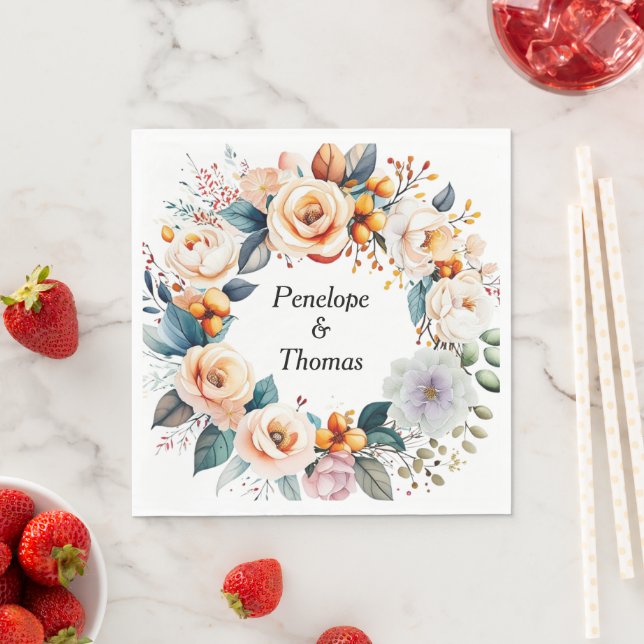 Servilleta De Papel Boda o toallas de ducha personalizados a granel (In situ)