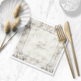 Servilleta De Papel Boda Paisley formal Champagne ID767 Napkins