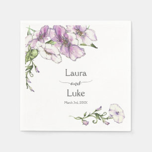 Servilleta De Papel Boda Pansy moderno