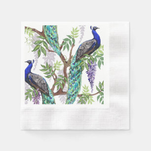 Servilleta De Papel Boda Peacock