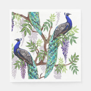 Servilleta De Papel Boda Peacock