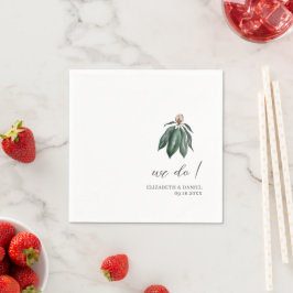 Servilleta De Papel Boda personalizada botánica tropical