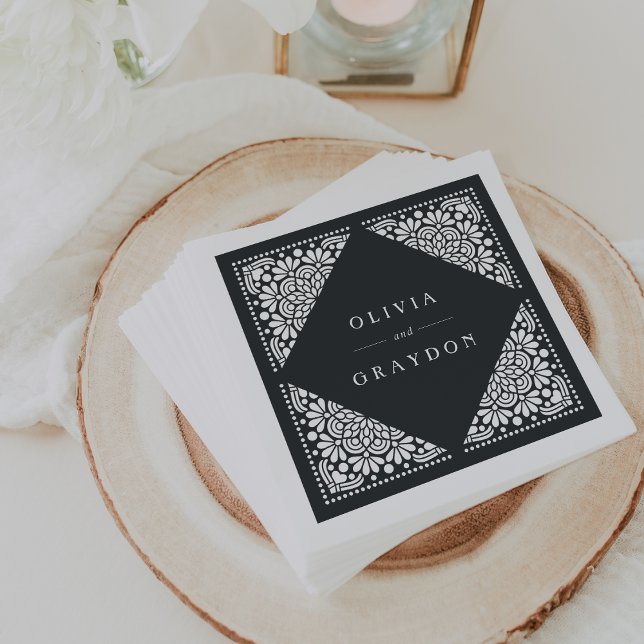 Servilleta De Papel Boda personalizado de Beaux Arts (Subido por el creador)