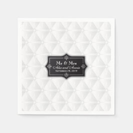 Servilleta De Papel Boda personalizado de lujo | Napkin