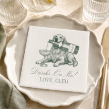 Boda Preppy Sage Verde Retriever Dorado