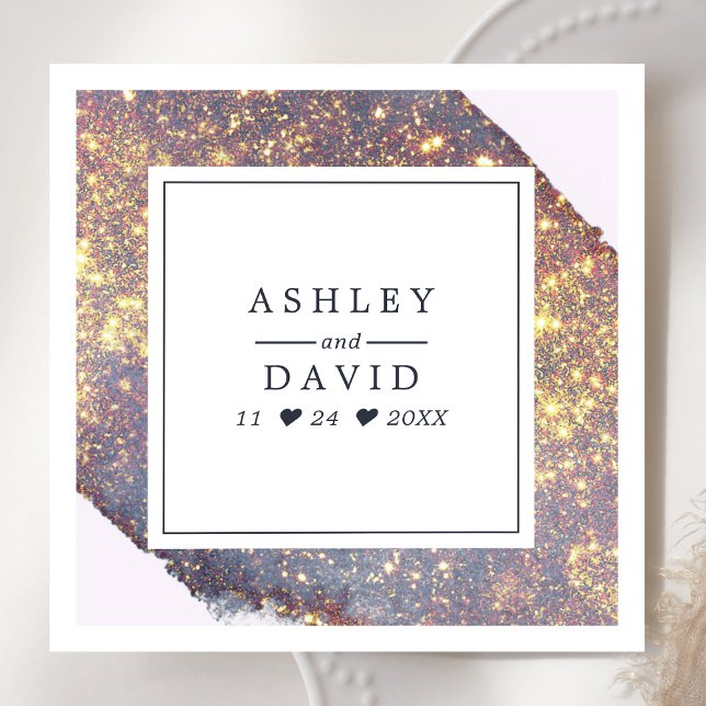 Servilleta De Papel Boda Purpurina  irlandés púrpura de moda (Subido por el creador)