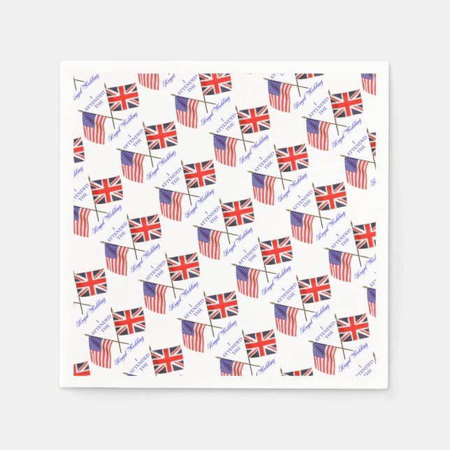 Servilleta De Papel Boda real (Anverso)