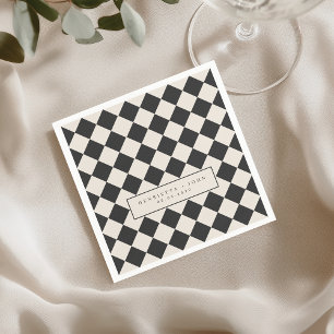 Servilleta De Papel Boda Retro Cuadrada de Dinero Antiguo de Alta Eleg
