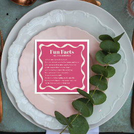 Servilleta De Papel Boda retro de cinta de curva de Coquette