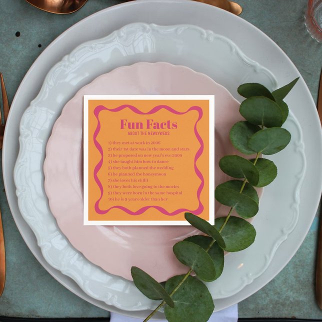 Servilleta De Papel Boda retro de cinta de curva de Coquette (Subido por el creador)